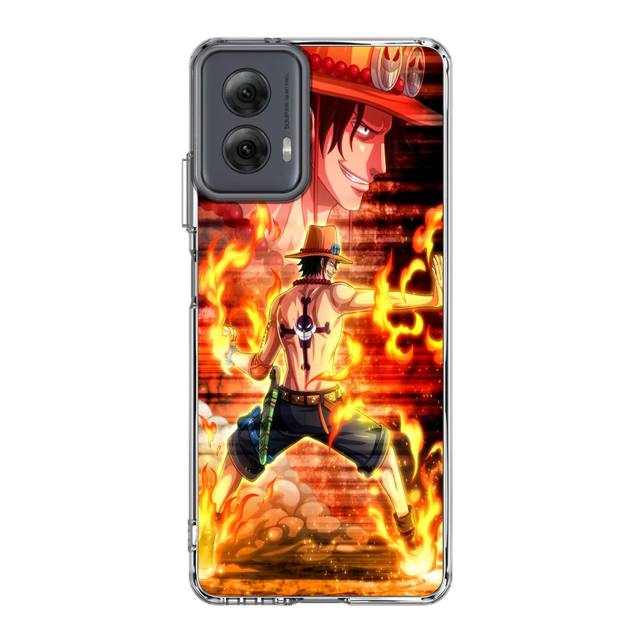 Portgas D Ace One Piece Motorola Moto G Power 5G 2024 Case