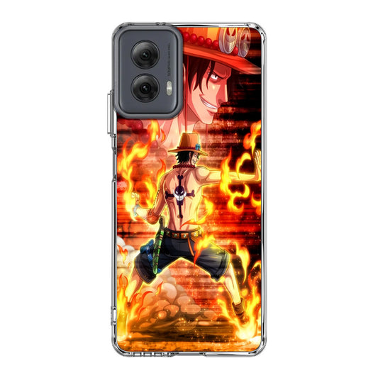 Portgas D Ace One Piece Motorola Moto G Power 5G 2024 Case
