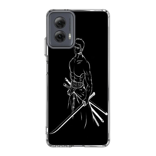 Roronoa Zoro Outlines Motorola Moto G Power 5G 2024 Case