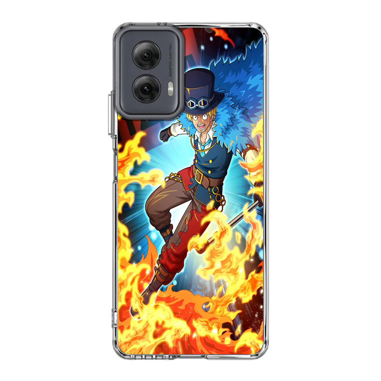 Sabo Fire Fruit Power Motorola Moto G Power 5G 2024 Case