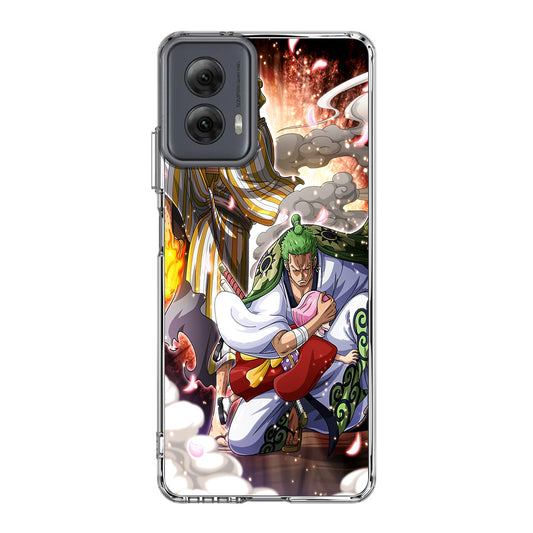 Sanji And Zoro Saving Otoko Motorola Moto G Power 5G 2024 Case