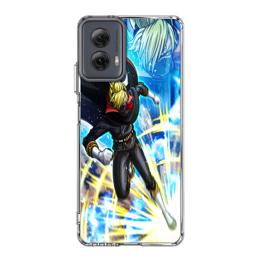 Sanji In Stealth Black Suit Motorola Moto G Power 5G 2024 Case