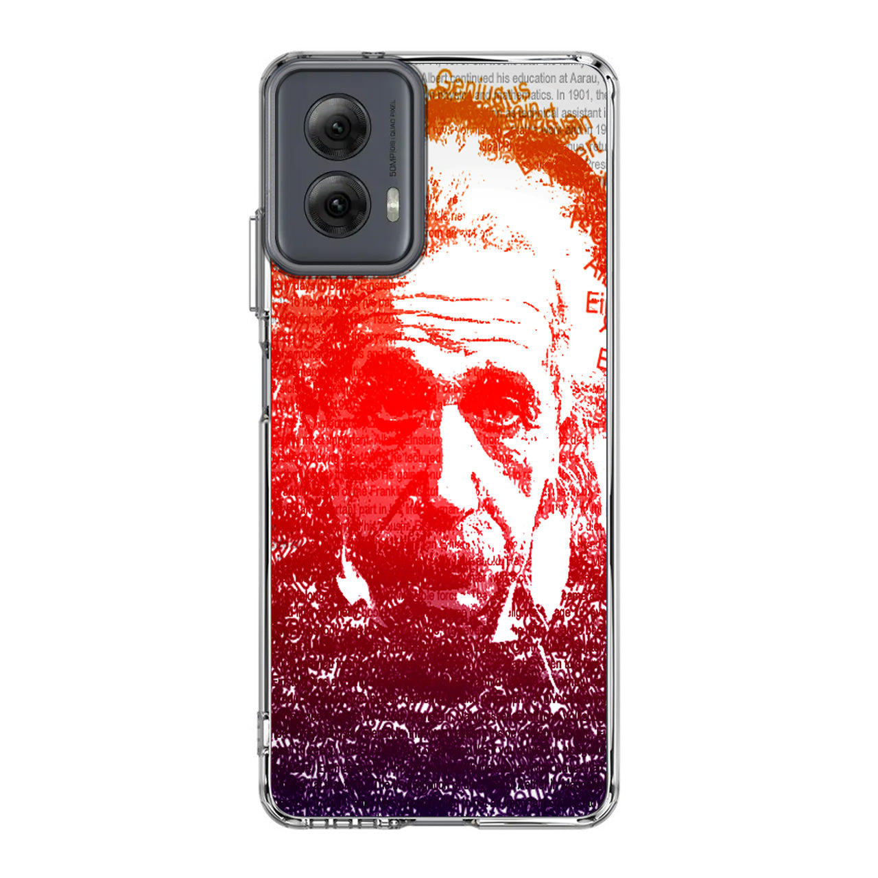 Albert Einstein Art Motorola Moto G Power 5G 2024 Case