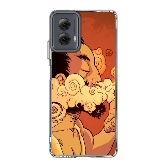 Artistic Psychedelic Smoke Motorola Moto G Power 5G 2024 Case