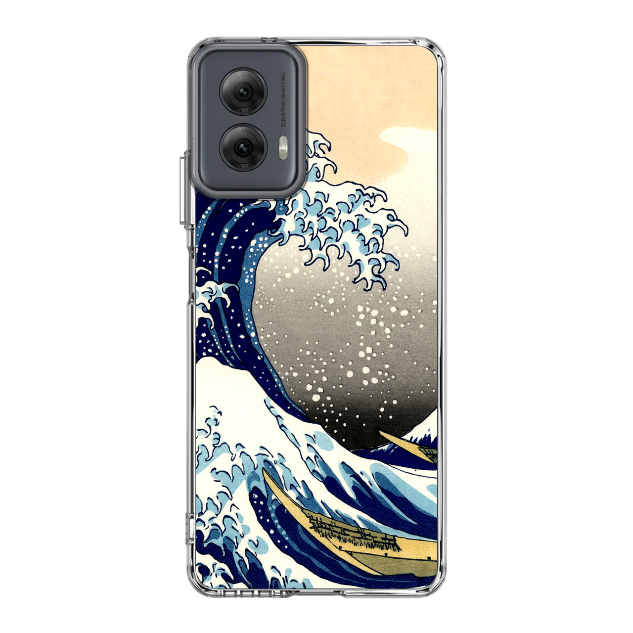 Artistic the Great Wave off Kanagawa Motorola Moto G Power 5G 2024 Case