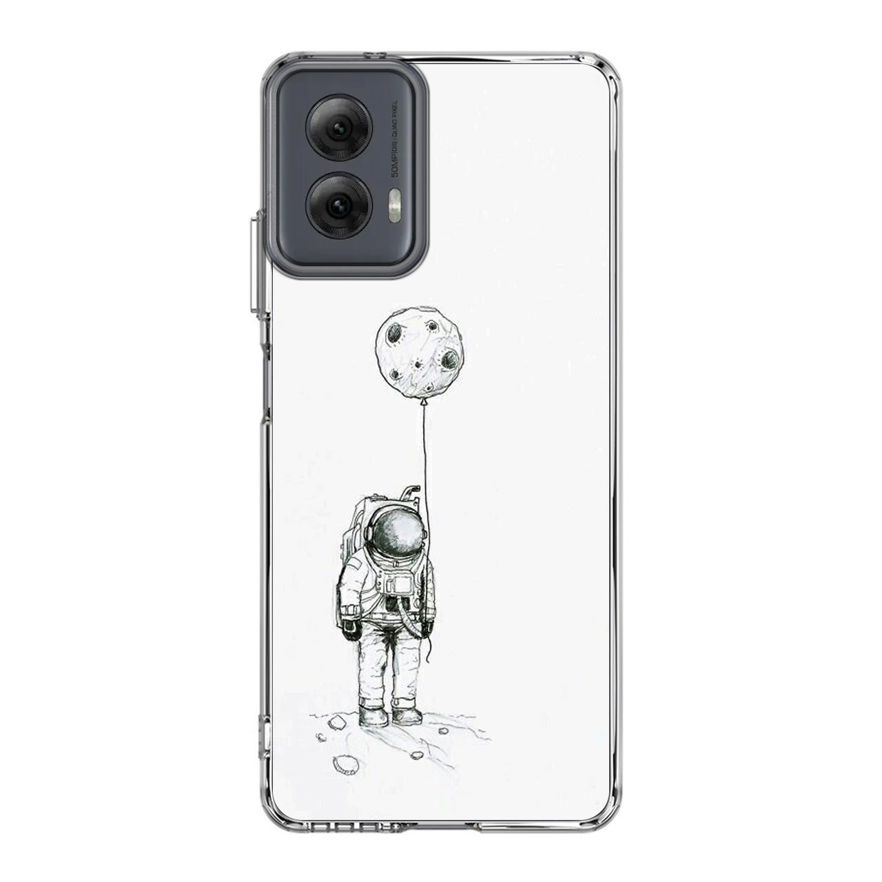 Astronaut Moon Balloon Motorola Moto G Power 5G 2024 Case