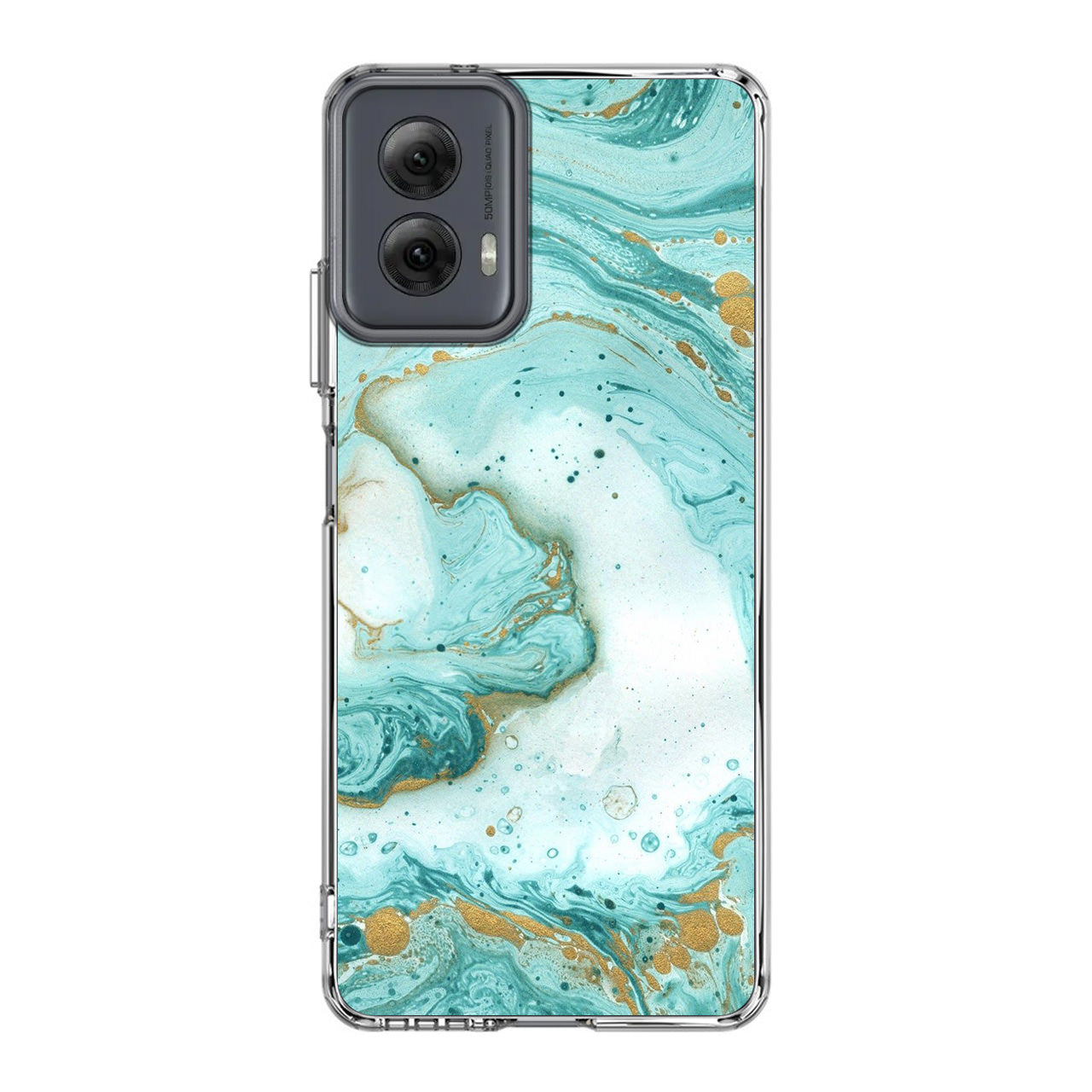 Azure Water Glitter Motorola Moto G Power 5G 2024 Case