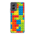 Blocks Rainbow Pattern Motorola Moto G Power 5G 2024 Case