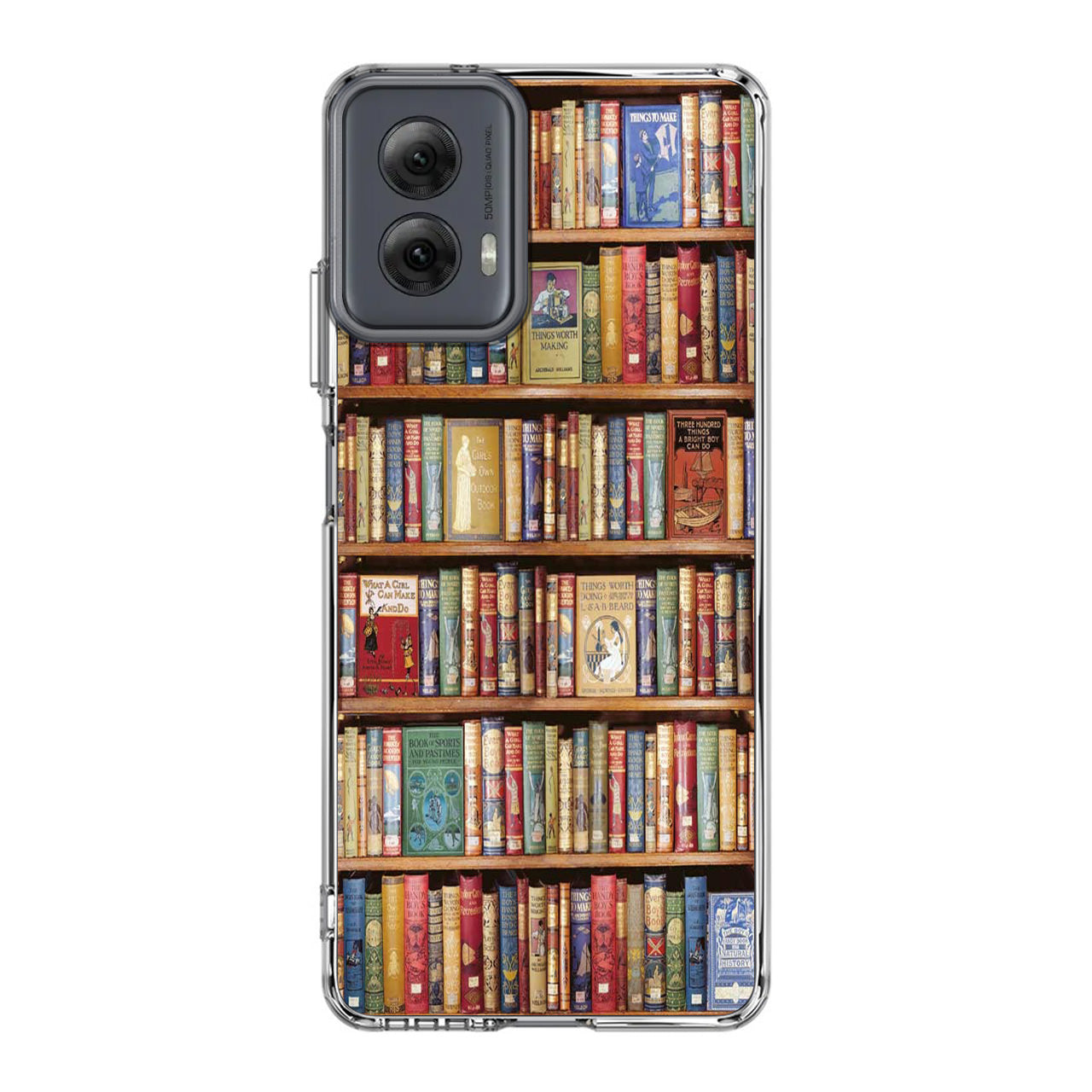 Bookshelf Library Motorola Moto G Power 5G 2024 Case