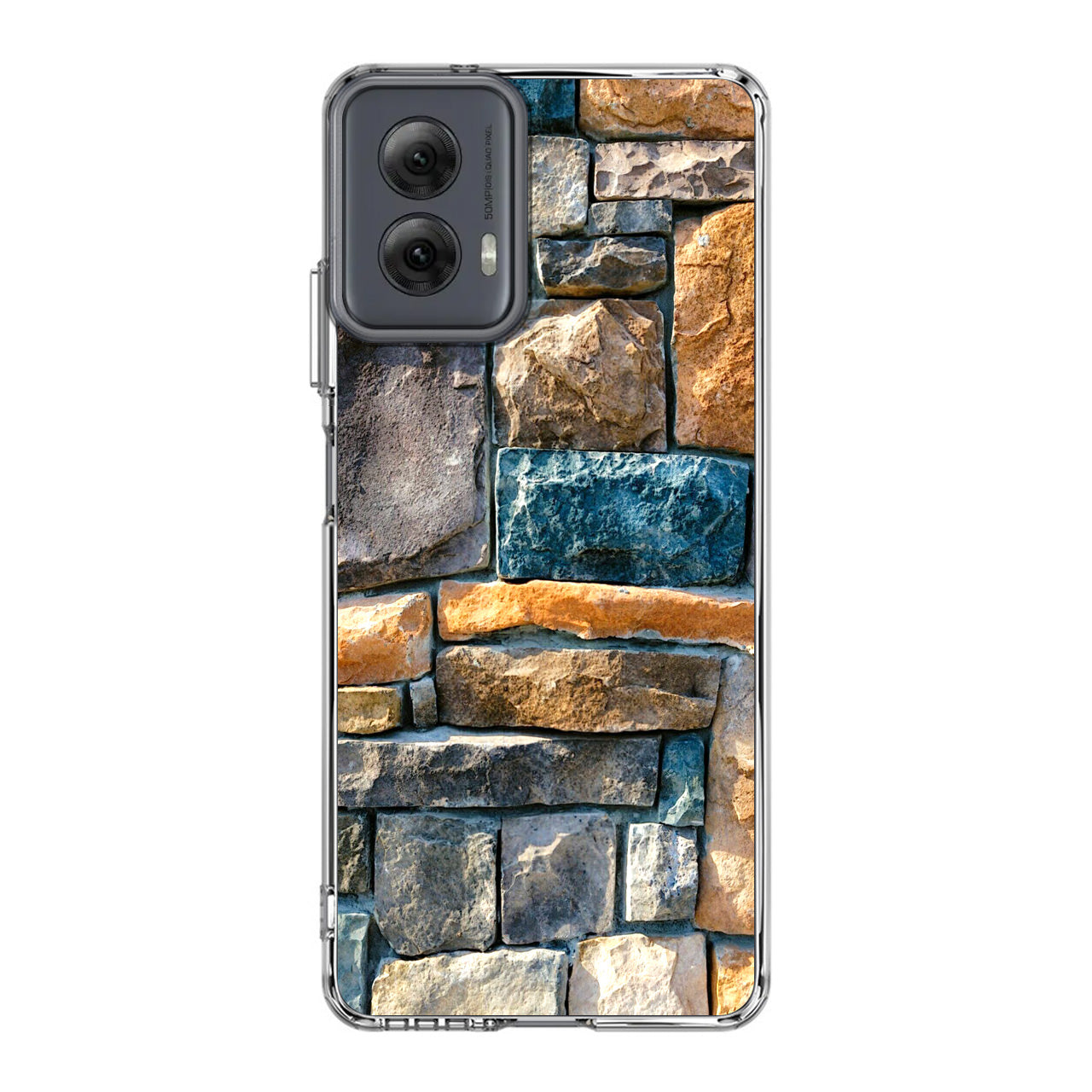 Colored Stone Piles Motorola Moto G Power 5G 2024 Case