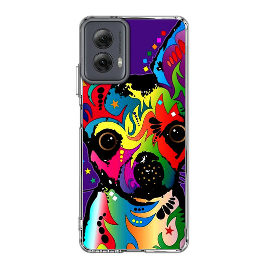 Colorful Chihuahua Motorola Moto G Power 5G 2024 Case