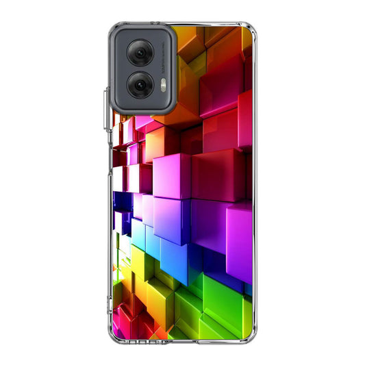 Colorful Cubes Motorola Moto G Power 5G 2024 Case