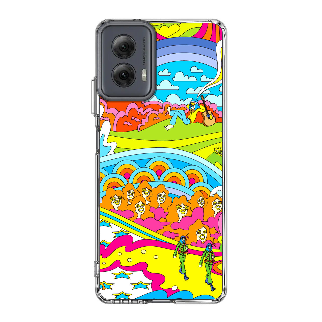 Colorful Doodle Motorola Moto G Power 5G 2024 Case