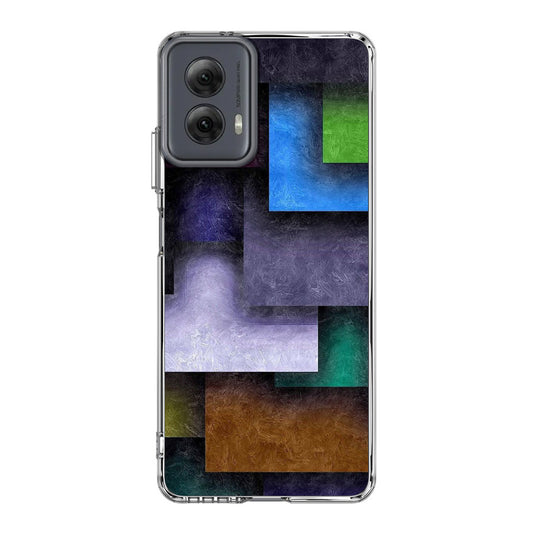 Colorful Rectangel Art Motorola Moto G Power 5G 2024 Case