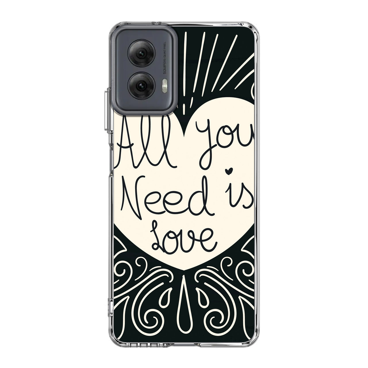 Drawn Love Motorola Moto G Power 5G 2024 Case