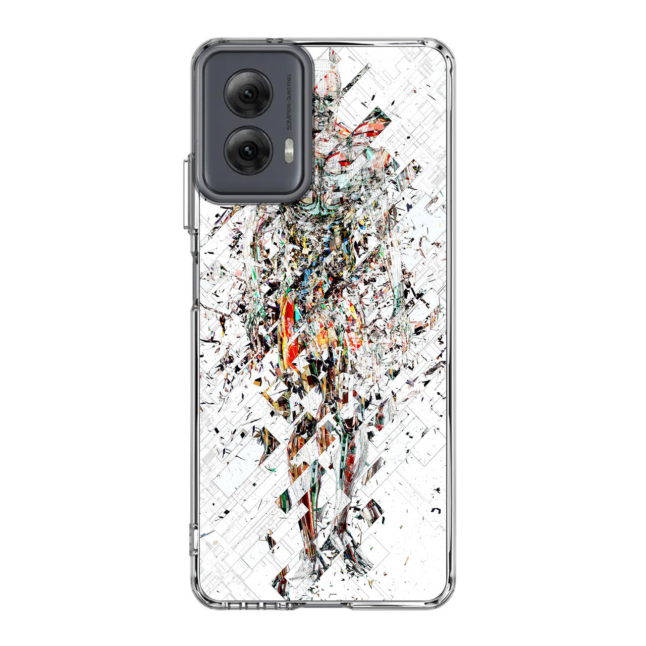 Fragmantacia Art Human Abstract Motorola Moto G Power 5G 2024 Case