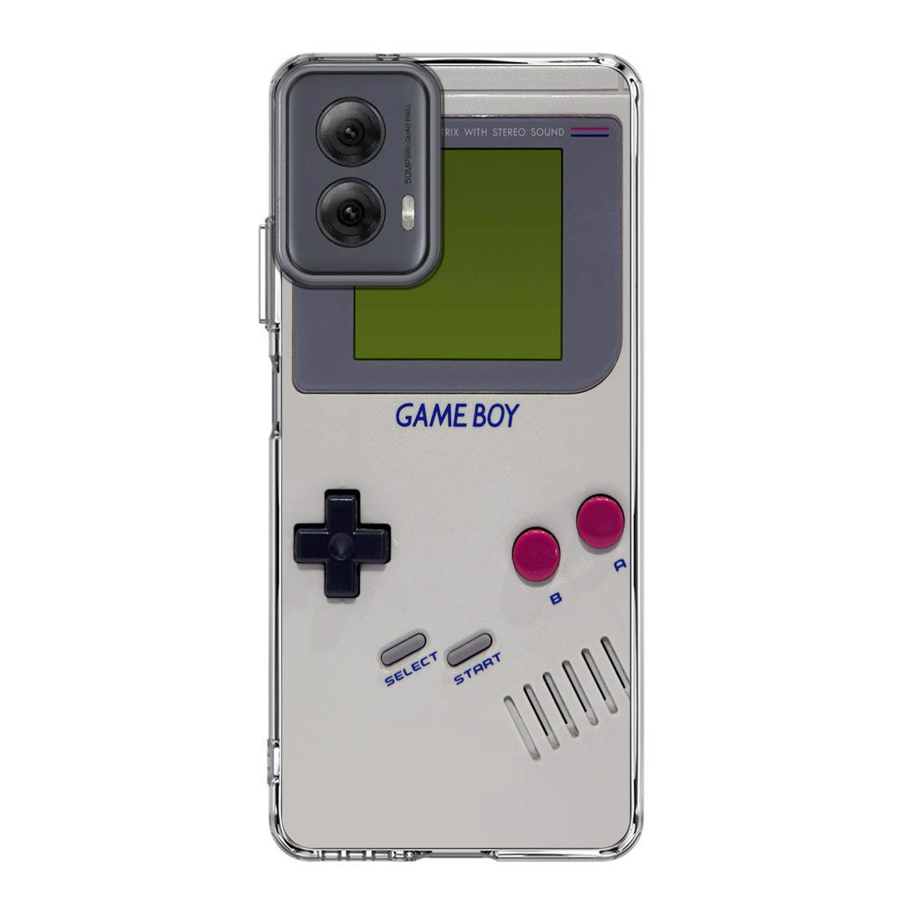 Game Boy Grey Model Motorola Moto G Power 5G 2024 Case