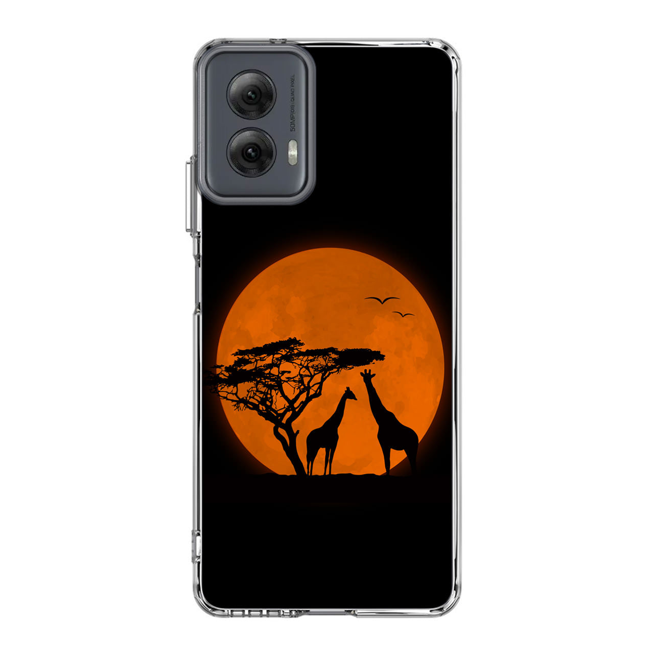 Giraffes Silhouette Motorola Moto G Power 5G 2024 Case