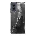 Howling Wolves Black and White Motorola Moto G Power 5G 2024 Case