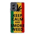 Keep Calm And Smoke Weed Motorola Moto G Power 5G 2024 Case