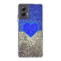 Love Glitter Blue and Grey Motorola Moto G Power 5G 2024 Case
