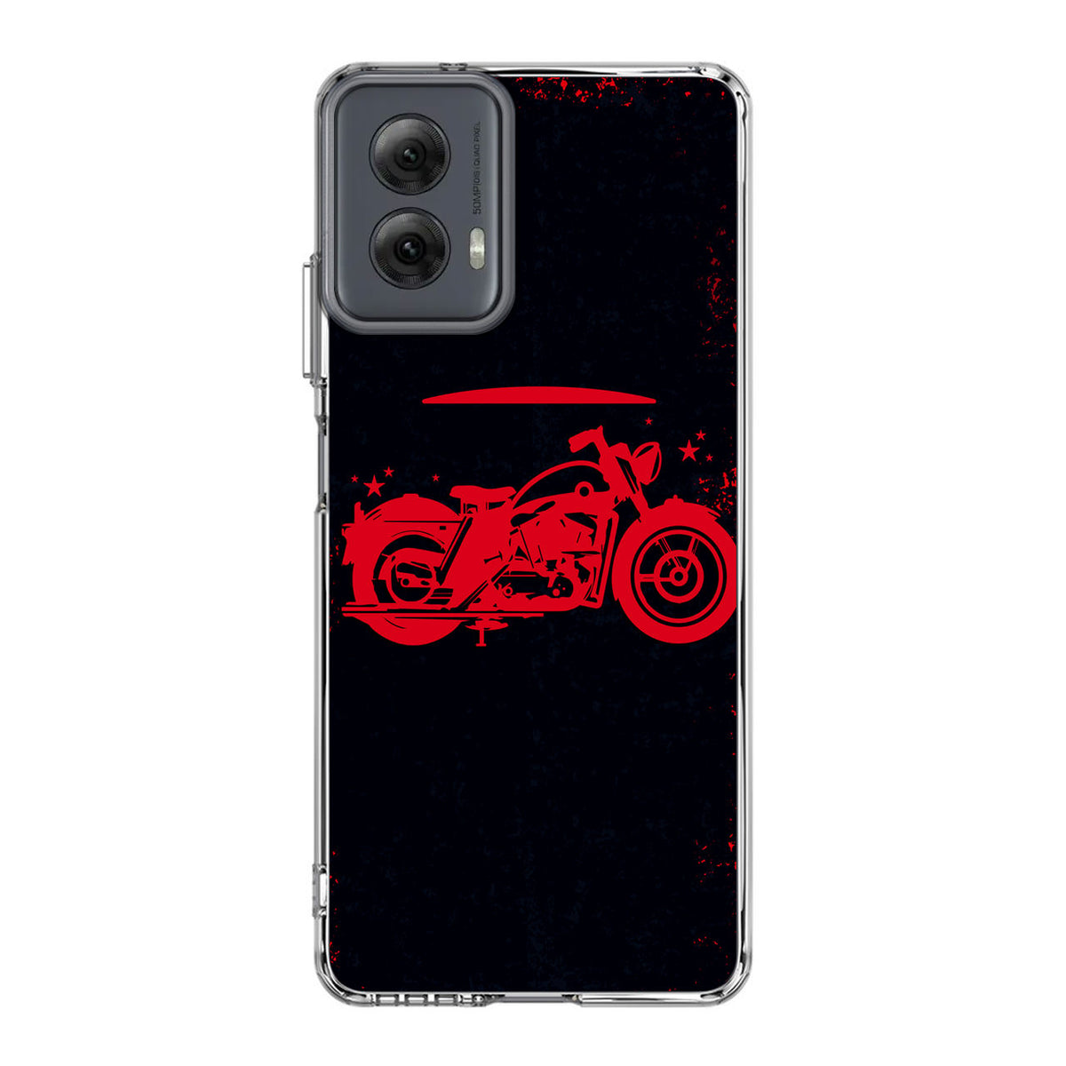 Motorcycle Red Art Motorola Moto G Power 5G 2024 Case