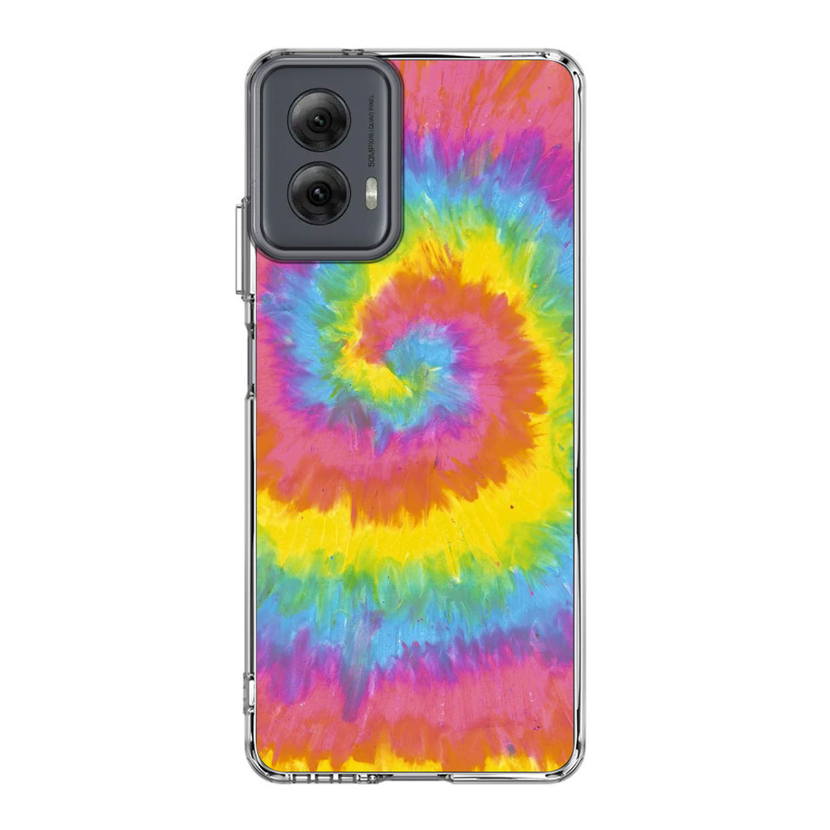 Pastel Rainbow Tie Dye Motorola Moto G Power 5G 2024 Case