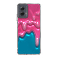 Pink Paint Dripping Motorola Moto G Power 5G 2024 Case