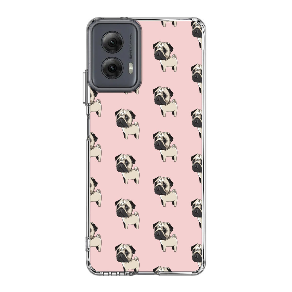 Pugs Pattern Motorola Moto G Power 5G 2024 Case