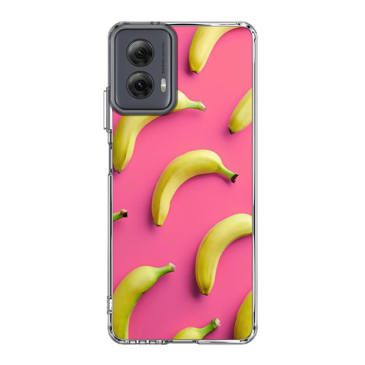 Real Bananas Fruit Pattern Motorola Moto G Power 5G 2024 Case
