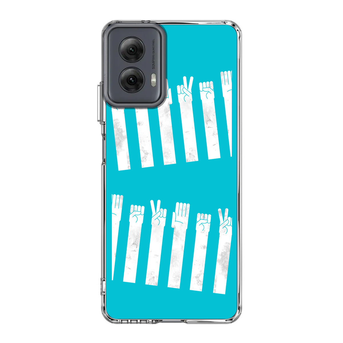 Rock–paper–scissors Zebra Crossing Motorola Moto G Power 5G 2024 Case