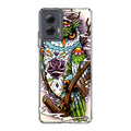 Sugar Skull Owl Tattoo Motorola Moto G Power 5G 2024 Case
