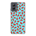 Watermelon Fruit Pattern Blue Motorola Moto G Power 5G 2024 Case