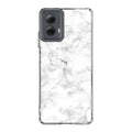 White Marble Motorola Moto G Power 5G 2024 Case