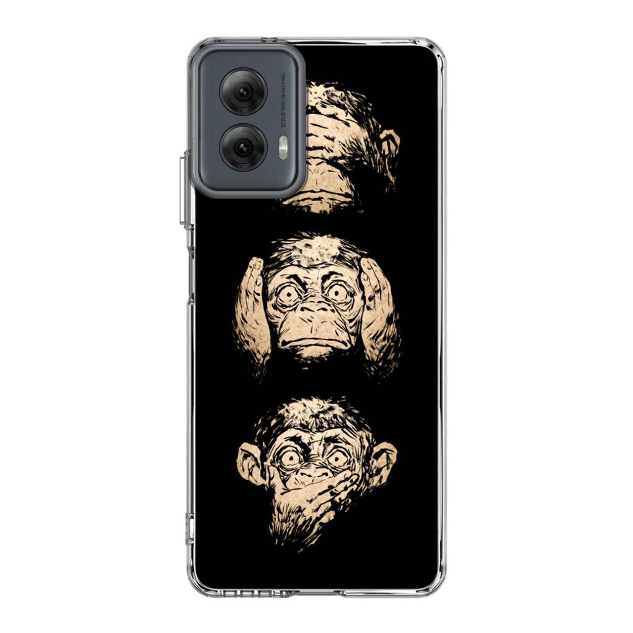 3 Wise Monkey Motorola Moto G Power 5G 2024 Case