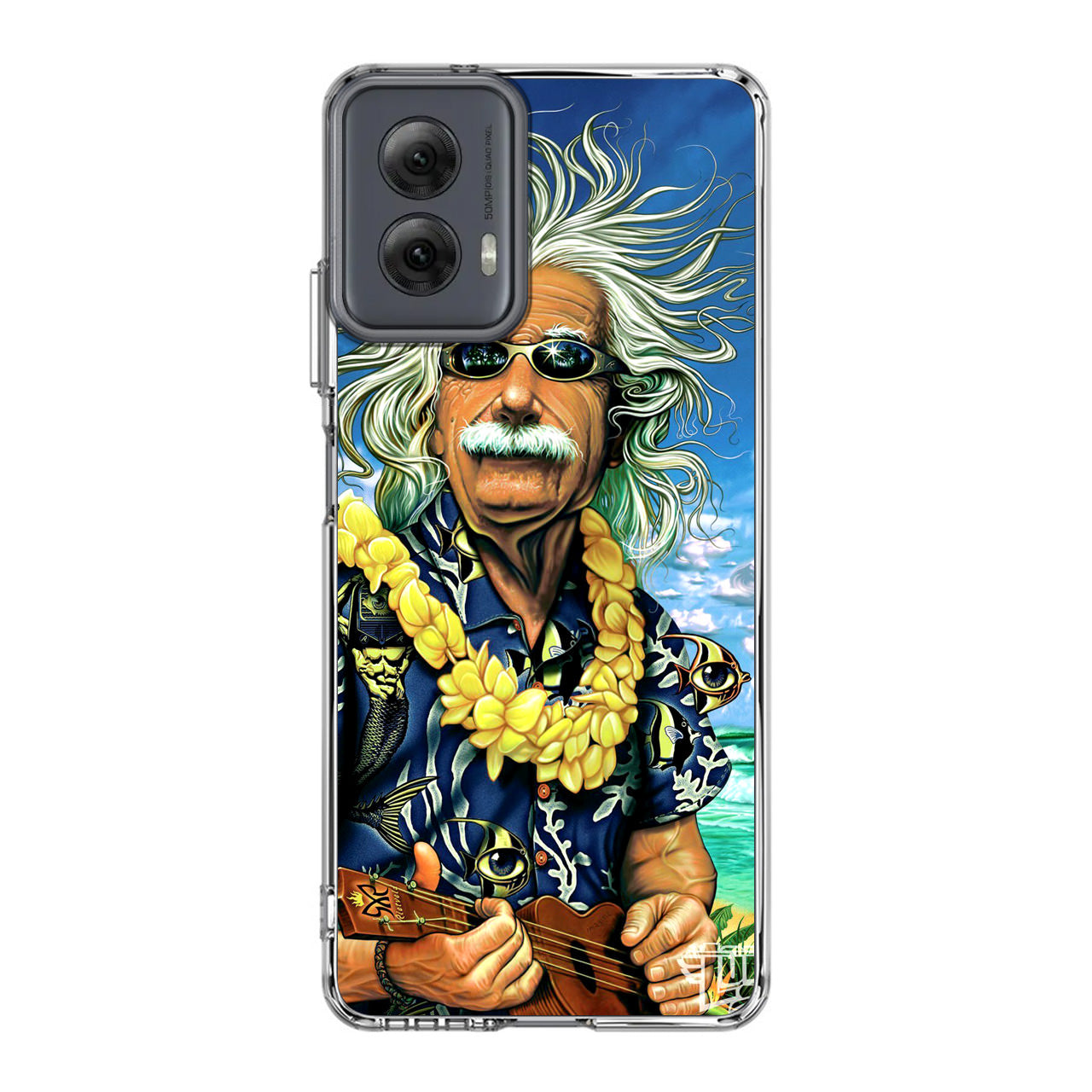 Albert Enstein On Vacation Motorola Moto G Power 5G 2024 Case