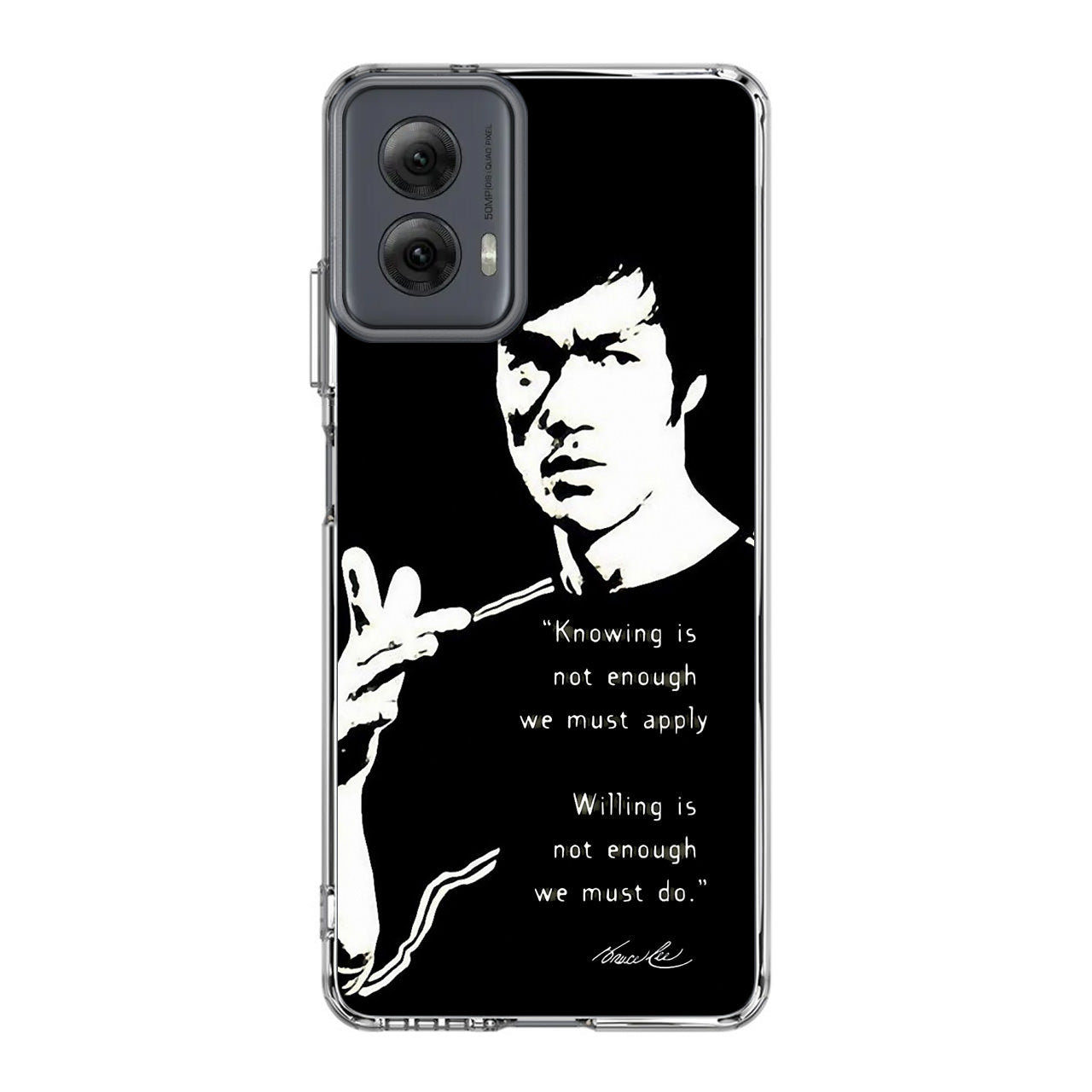 Bruce Lee Quotes Motorola Moto G Power 5G 2024 Case