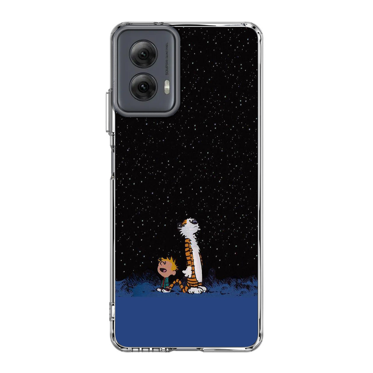 Calvin and Hobbes Space Motorola Moto G Power 5G 2024 Case