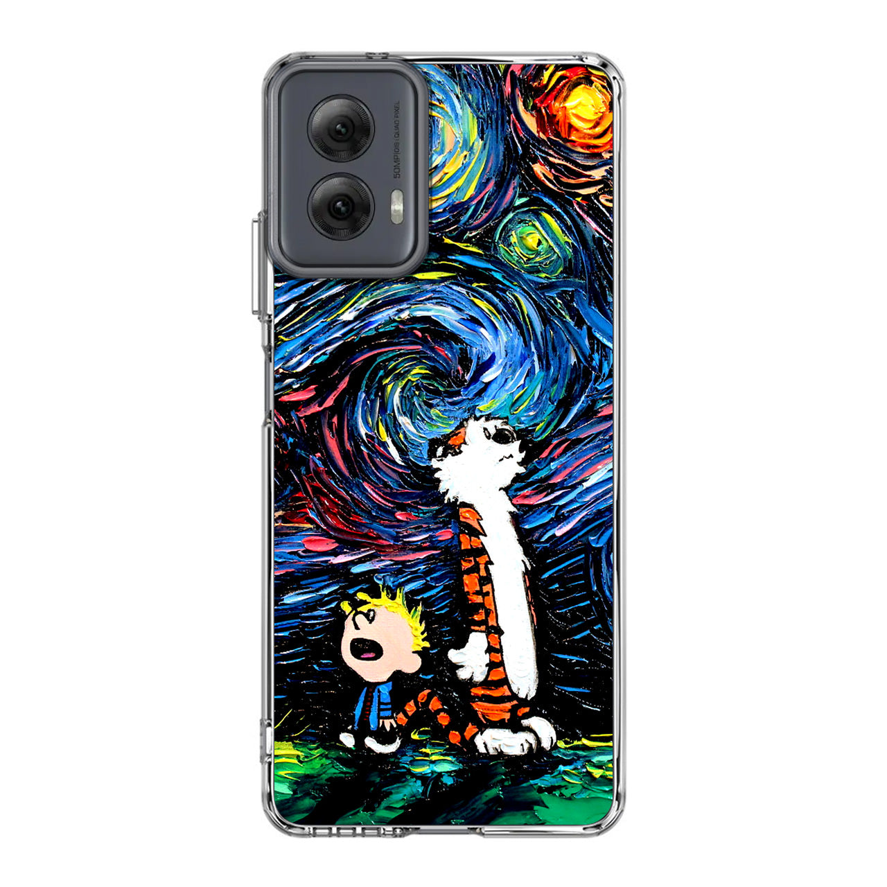 Calvin Art At Starry Night Motorola Moto G Power 5G 2024 Case
