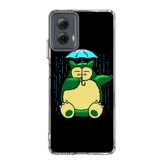 Cute Snorlax Umbrella Motorola Moto G Power 5G 2024 Case