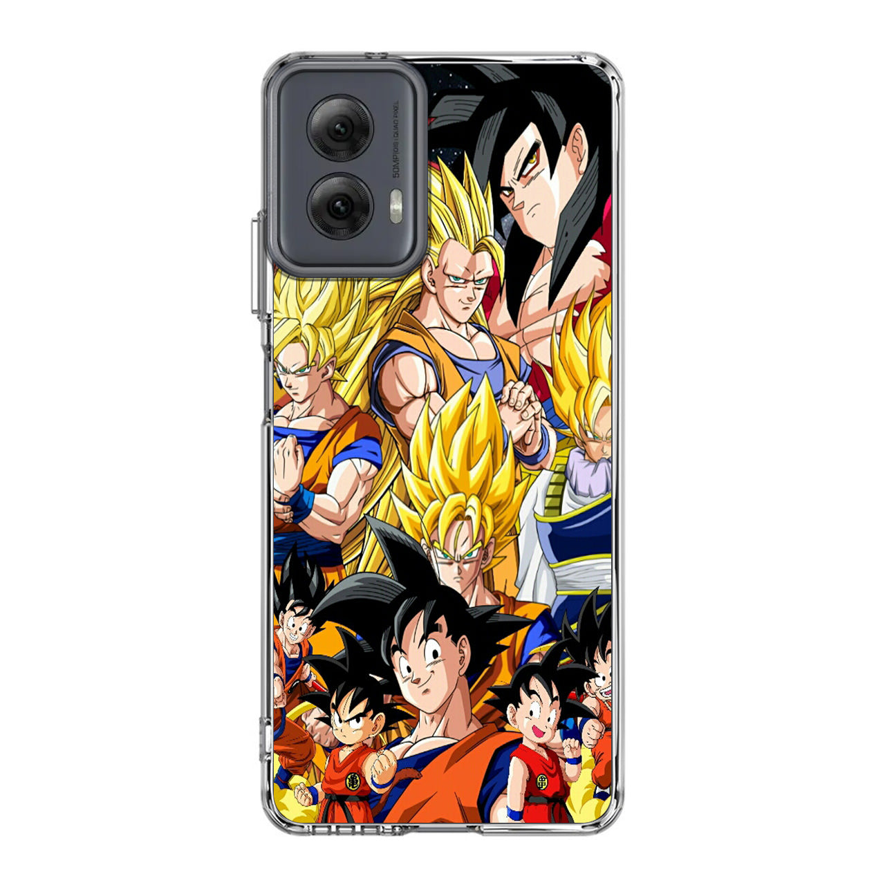 Dragon Ball Z Son Goku Transformation Motorola Moto G Power 5G 2024 Case