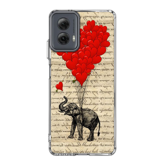 Elephant And Heart Motorola Moto G Power 5G 2024 Case