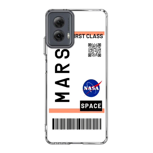 First Class Ticket To Mars Motorola Moto G Power 5G 2024 Case