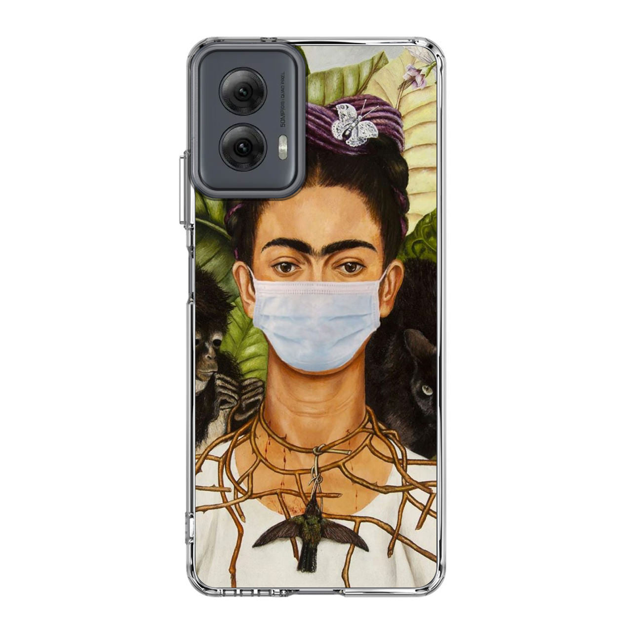 Frida Kahlo Wear Mask Motorola Moto G Power 5G 2024 Case