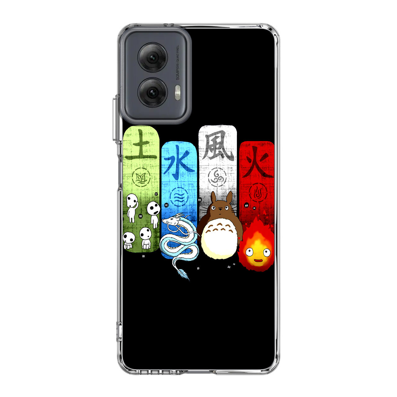 Ghibli Elemental Charms Motorola Moto G Power 5G 2024 Case