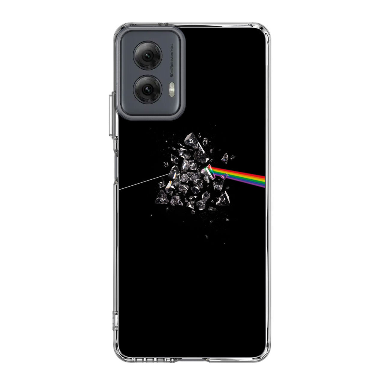 Glass Broken Light Refraction Motorola Moto G Power 5G 2024 Case