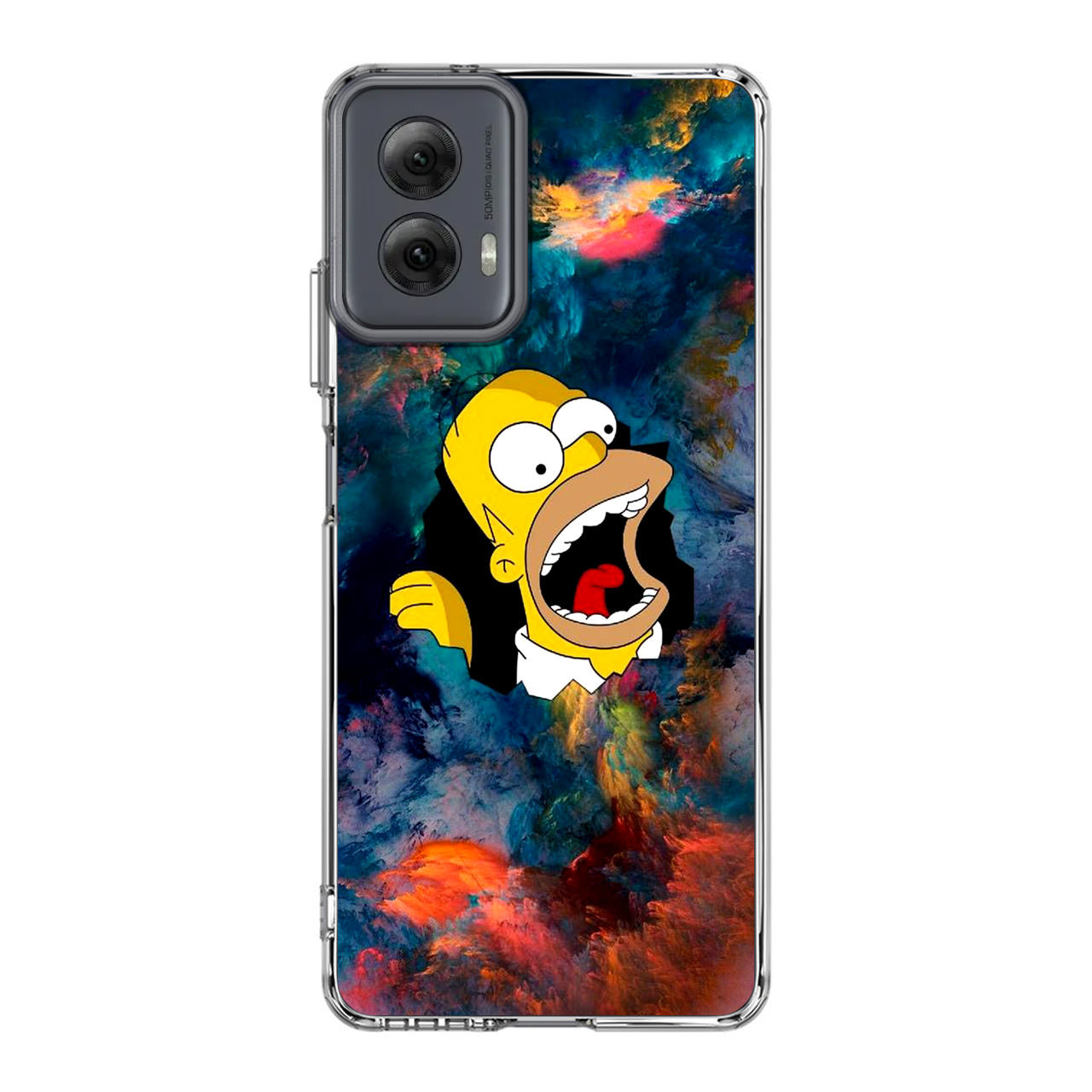 Homer Behind The Black Hole Motorola Moto G Power 5G 2024 Case