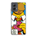 Homer Eats Donut Motorola Moto G Power 5G 2024 Case
