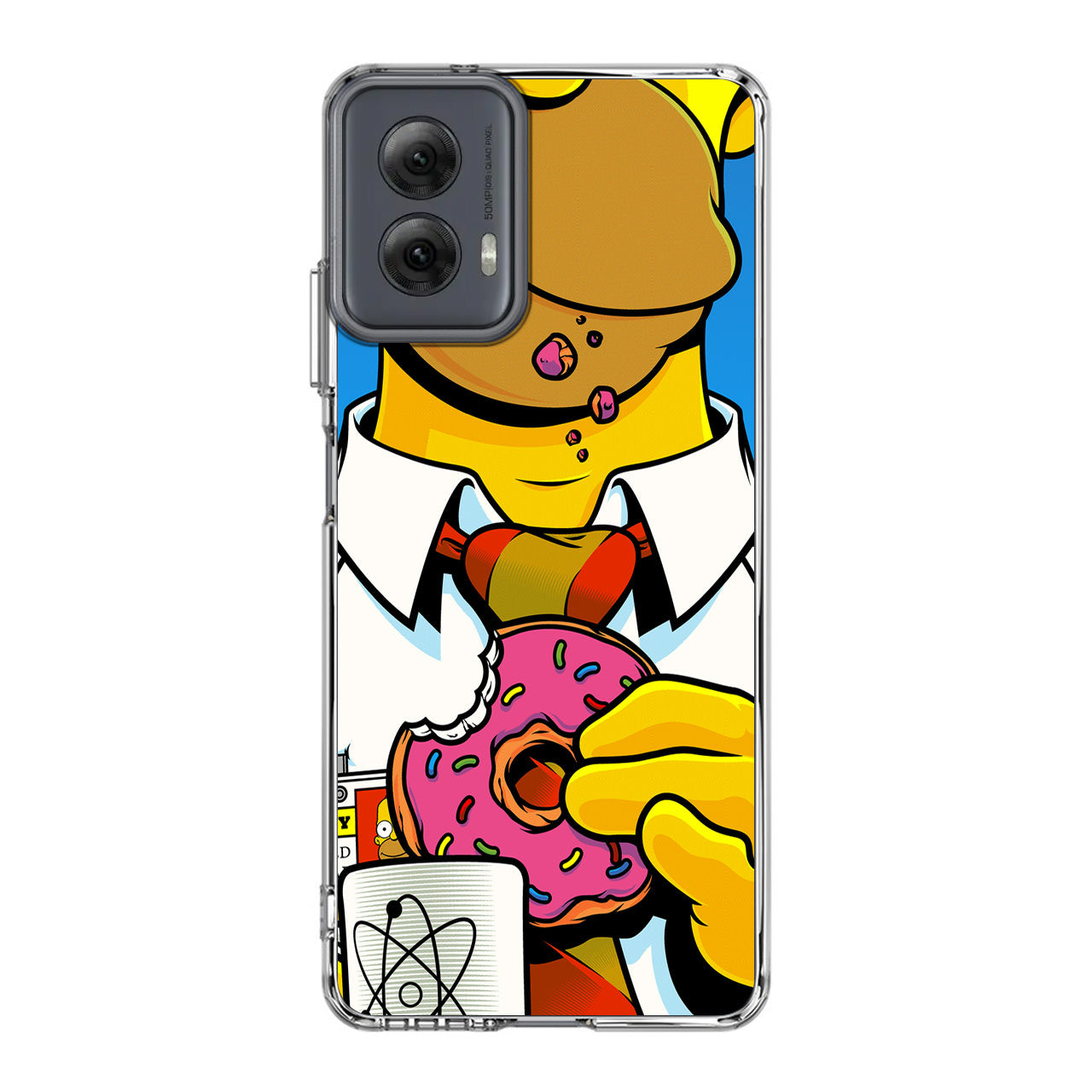 Homer Eats Donut Motorola Moto G Power 5G 2024 Case