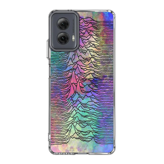 Joy Division Unknown Pleasures Colorful Motorola Moto G Power 5G 2024 Case